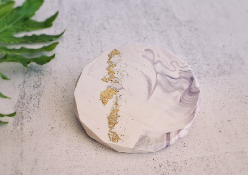 XL Coaster with Gold Foil
