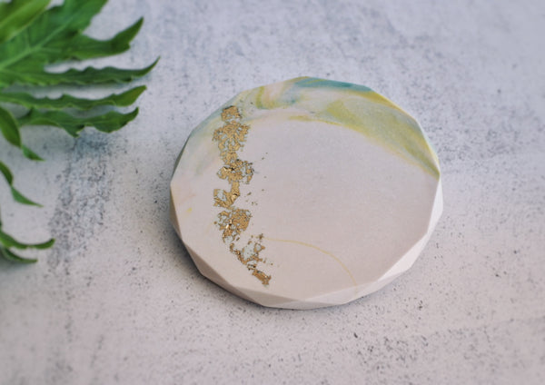 XL Coaster with Gold Foil